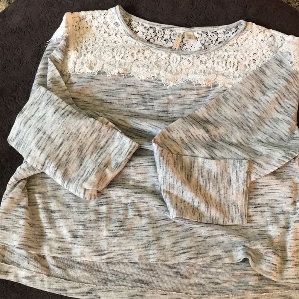 Lace Cold Shoulder Blouse Shirt Top SO CUTE